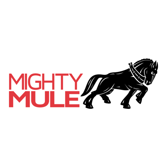 Mighty Mule MMT103 Instructions