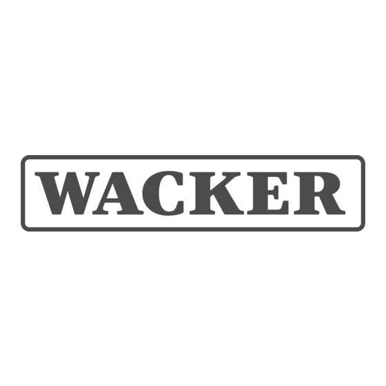 WACKER Group FUE 5 Notice D'emploi