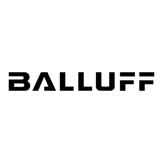 Balluff BOD 6K-RA01 Serie Guide Rapide