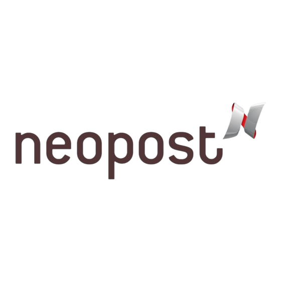 Neopost 5400-RS Guide Utilisateur