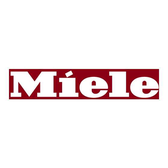 Miele K 32222 i Mode D'emploi Et Instructions De Montage