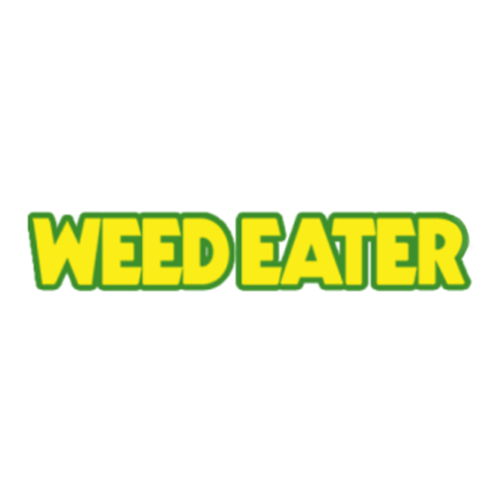 Weed Eater XT 600 Mode D'emploi
