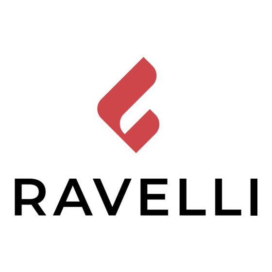 Ravelli Easy 12 C Manuel D'utilisation Et D'entretien