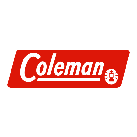 Coleman Butane Mix Série Mode D'emploi