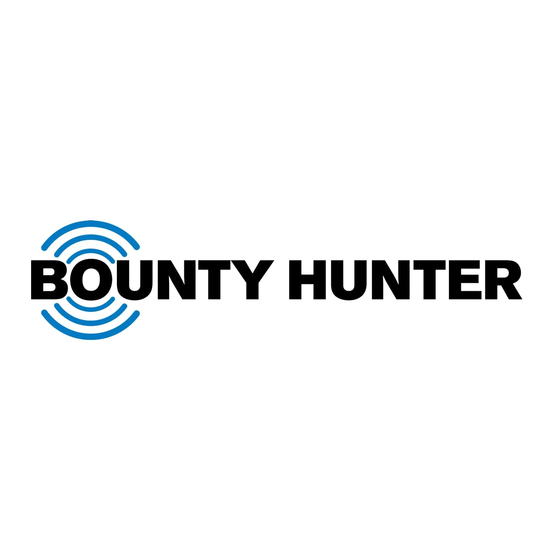 Bounty Hunter GOLD Manuel D'utilisation