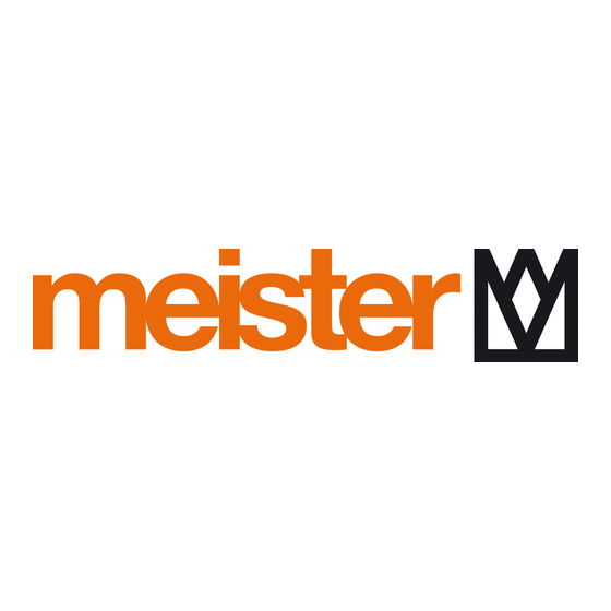 Meister MH1001 Manuel D'utilisation