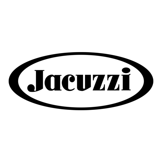 Jacuzzi nova pure air Manuel D'installation Et D'utilisation