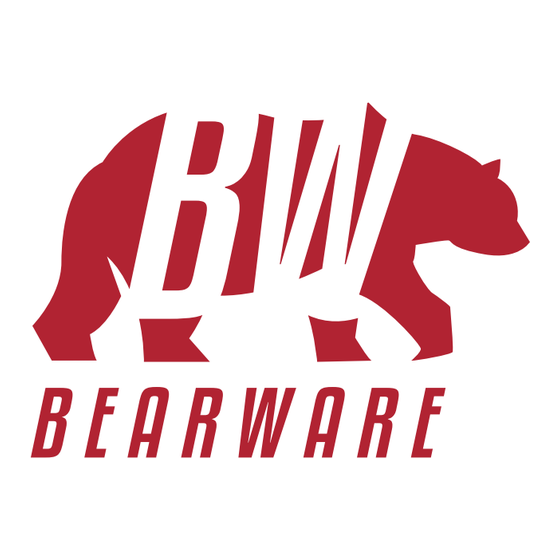 BEARWARE 303394 Mode D'emploi