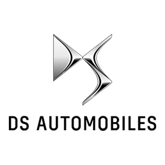 DS AUTOMOBILES DS 3 Guide D'utilisation