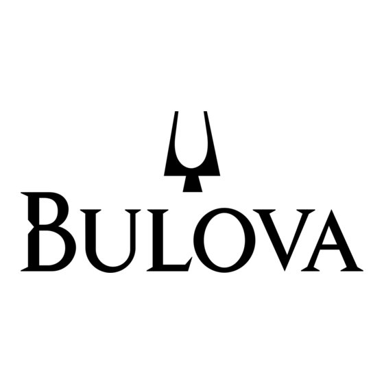 Bulova Archive Serie Mode D'emploi