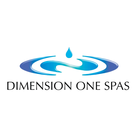 Dimension One Spas E-Z Lifter Manuel De Montage Et D'utilisation