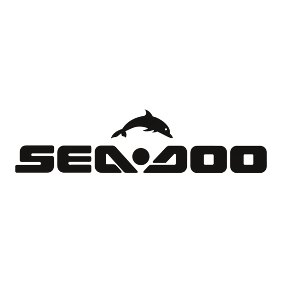 Sea-doo GTI 2004 Serie Guide Du Conducteur