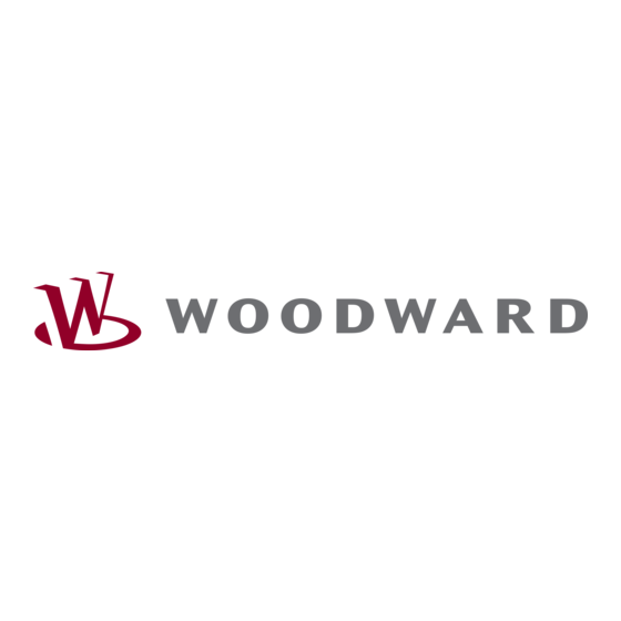 Woodward PG-EG Serie Manuel Du Produit