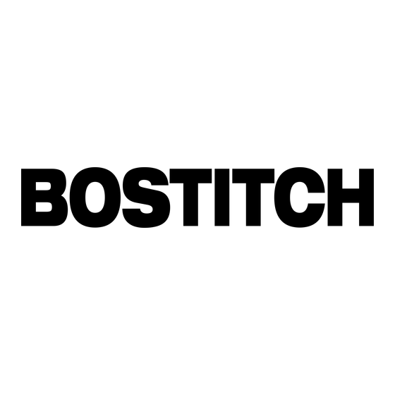 Bostitch BTE100 Manuel D'instructions