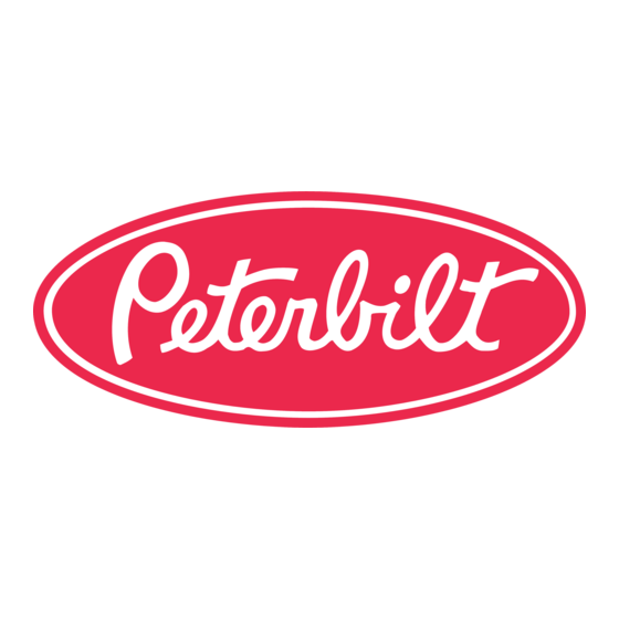 Peterbilt 387 Mode D'emploi