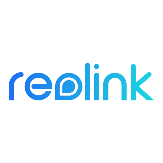 Reolink E1 Outdoor Instructions