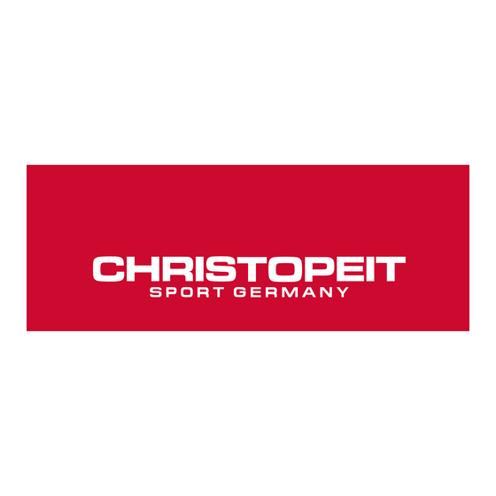 Christopeit Sport R 20 Notice De Montage Et D'utilisation