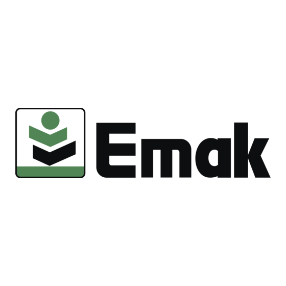 EMAK HC 600 E Manuel D'utilisation Et D'entretien