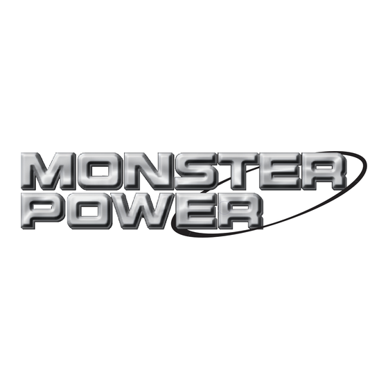 Monster Power Signature AVS 2000 Manuel De L'utilisateur