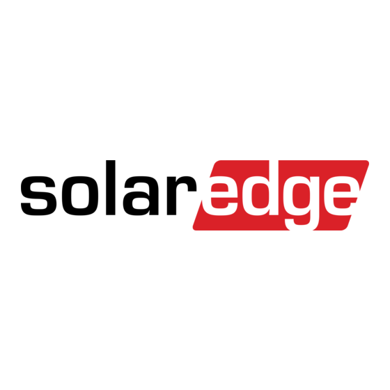 SolarEdge Home EV Charger Guide Rapide