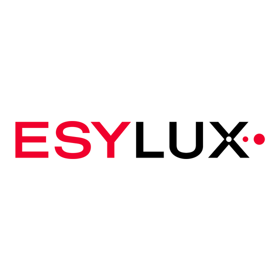 ESYLUX EM10041020 Notice De Montage Et D'utilisation