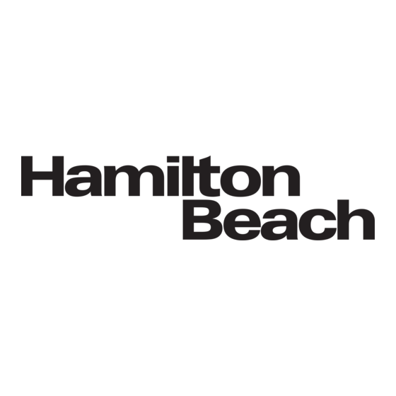 Hamilton Beach BrewStation Mode D'emploi