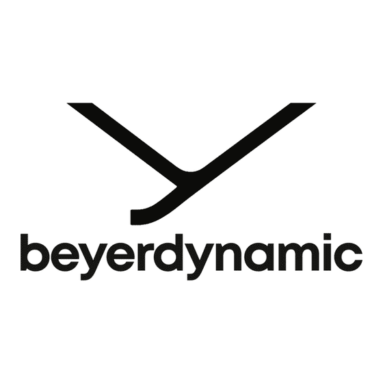 Beyerdynamic DT 100 Notice D'utilisation