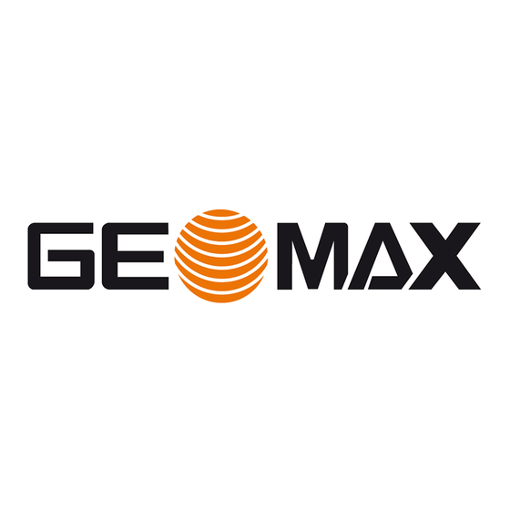 GeoMax Zenith35 Pro Serie Guide Abrégé