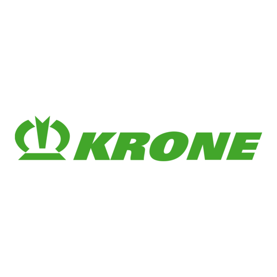 Krone KW103-14 Notice D'utilisation Originale