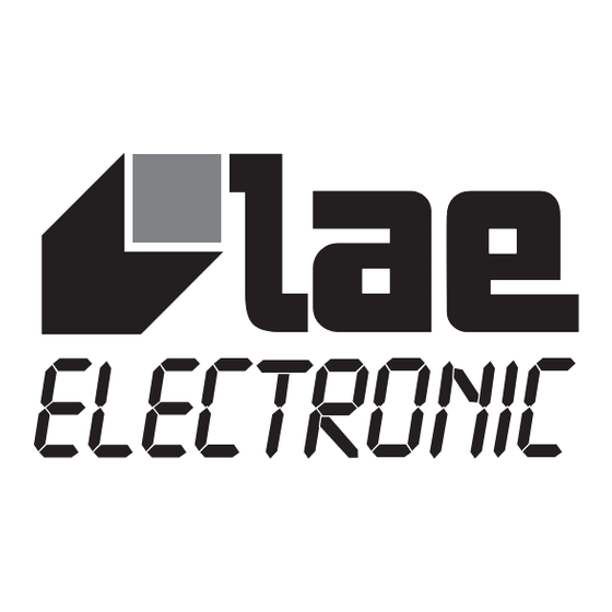 LAE electronic HT2W Serie Mode D'emploi