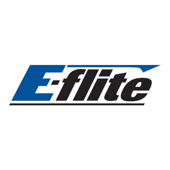 E-FLITE EFL491009 Manuel D'utilisation