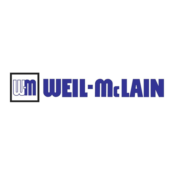 Weil-McLain GV90+ 2 Serie Manuel