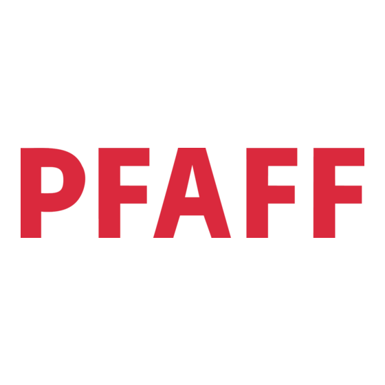 Pfaff HX 150 Mode D'emploi