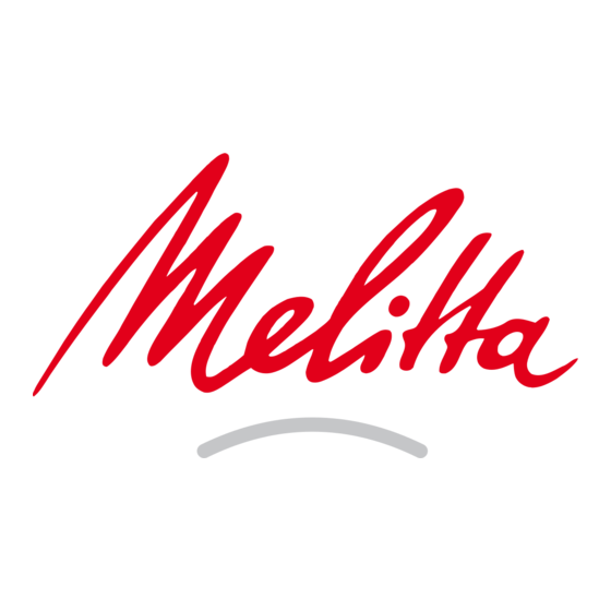 Melitta LOOK Selection DeLuxe Mode D'emploi