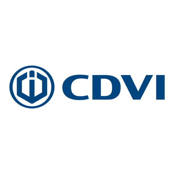 CDVI R125USB Manuel D'installation