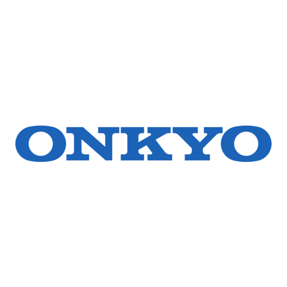 Onkyo TX-SR506 Manuel D'instructions