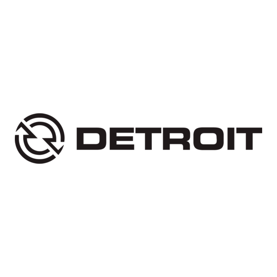 Detroit Diesel MBE 4000 Manuel D'opérateur