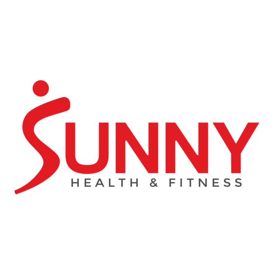 Sunny Health & Fitness RC2301 Manuel D'utilisation