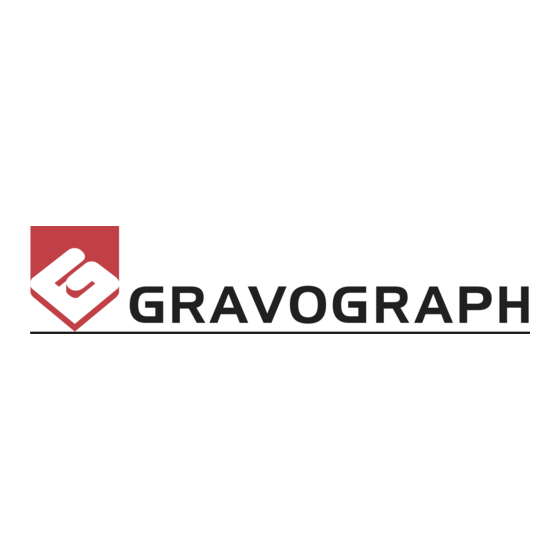 GRAVOGRAPH CG30 Guide D'utilisation