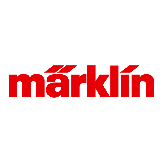 marklin 101 Serie Mode D'emploi
