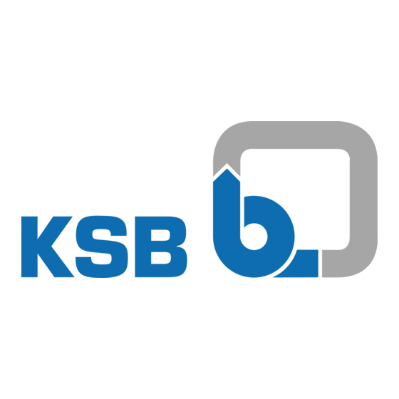 KSB CK Notice De Service / Montage