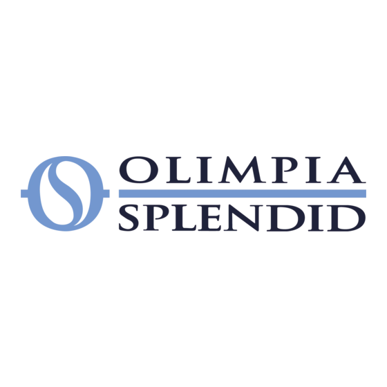 Olimpia splendid PELER 5 Mode D'emploi Et D'entretien