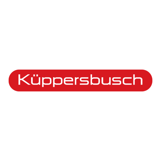 Kuppersbusch KD 90.0 E Instructions D'utilisation Et Avis De Montage