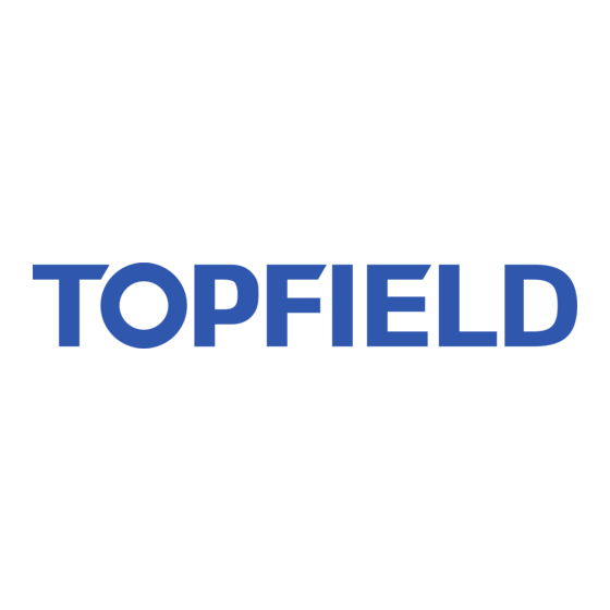 Topfield TF 7700 HD PVR Guide D'utilisation