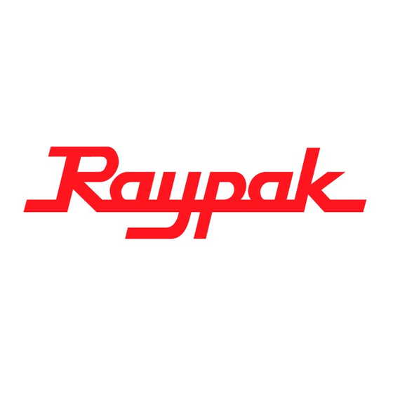 Raypak Crosswind V TWPH 4550 Manuel D'installation Et D'utilisation