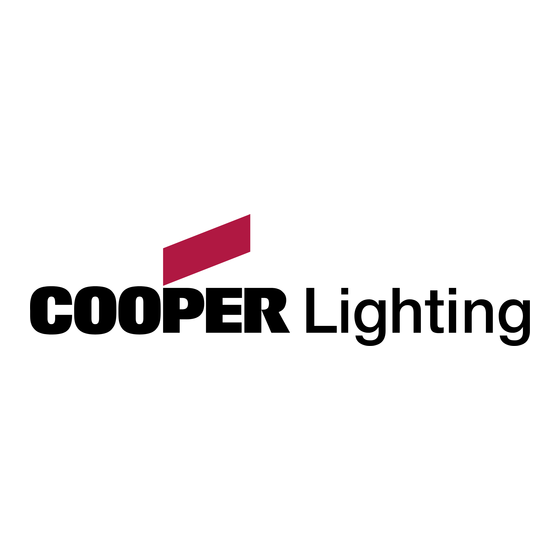Cooper Lighting Halo EL4058 Serie Guide Rapide