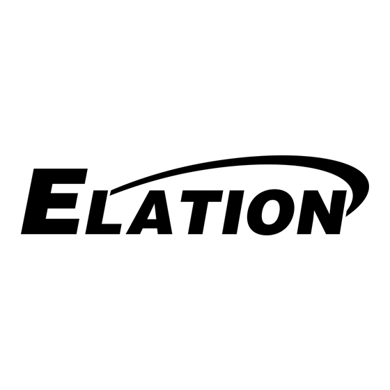 Elation Design Wash 1200C Mode D'emploi