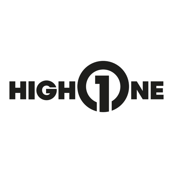 HIGH ONE TT 93 E W625C Consignes D'utilisation