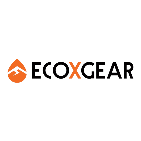 EcoxGear EcoCarbon Guide D'utilisation