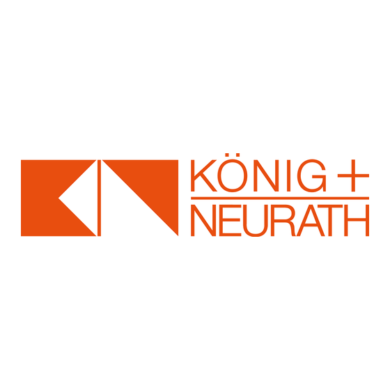 KONIG+NEURATH JET.II Mode D'emploi